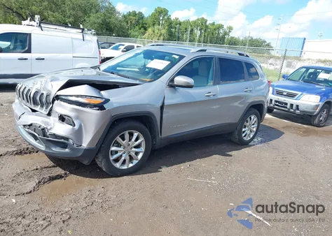 2016 Jeep Cherokee Limited from USA, damaged, VIN 1C4PJMDS5GW220059